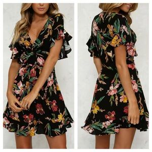 🆕 ↙️ FLORAL WRAP MINI